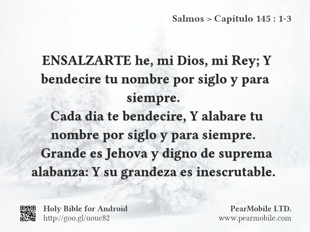 Salmos, Capítulo 145:1-3
